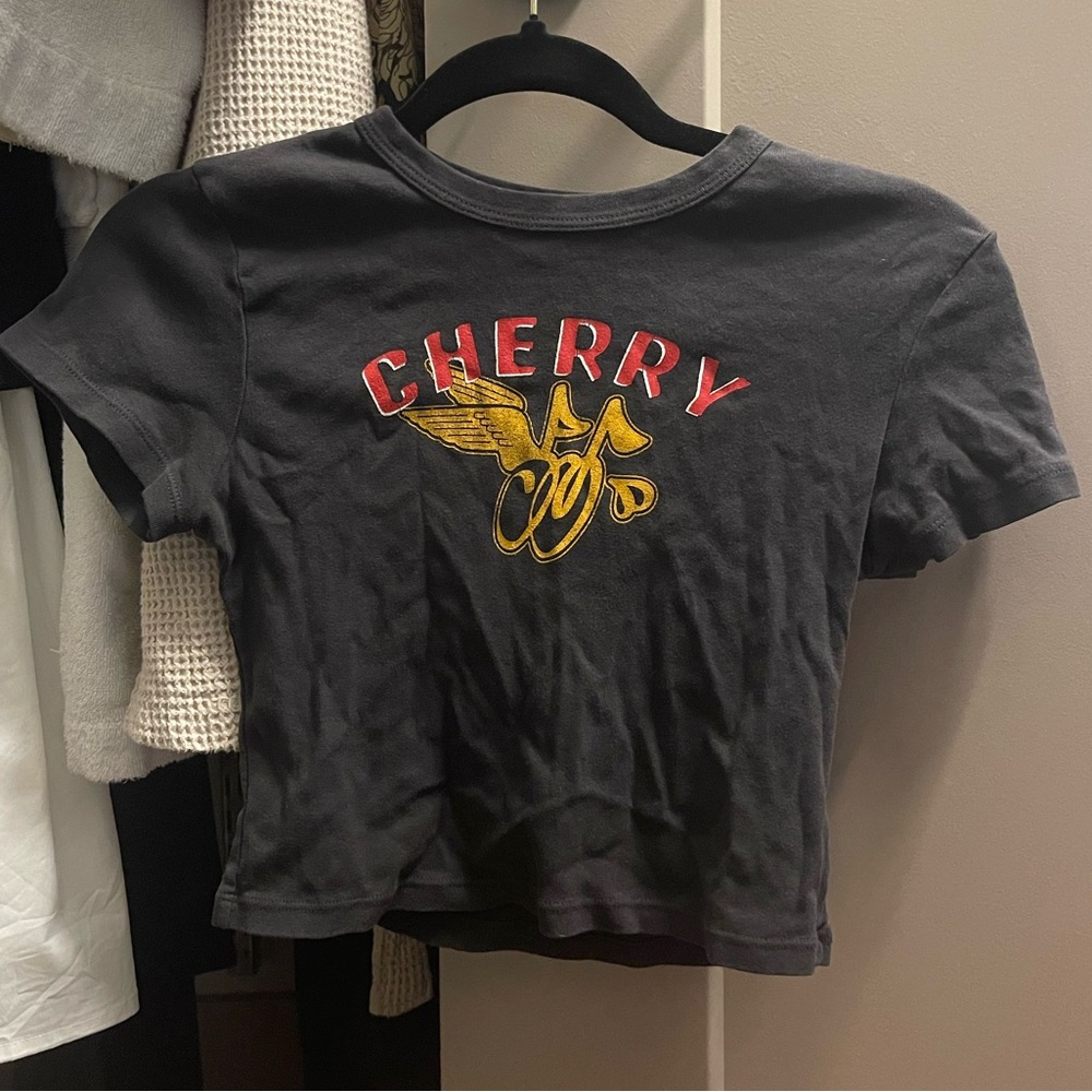 Cherry LA crop top
